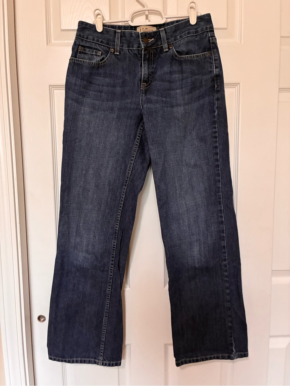 L.L.Bean Favorite Fit Denim Blue Jeans Women’s Size 4 Straight Leg Excellent!